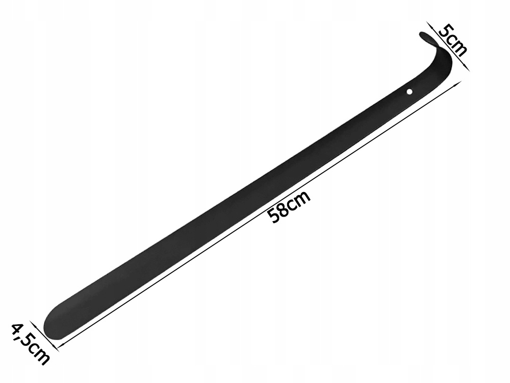 DŁUGA DUŻA METALOWA ŁYŻKA DO BUTÓW OBUWIA KOZAKÓW Z HACZYKIEM 47CM EAN (GTIN) 5907451339848