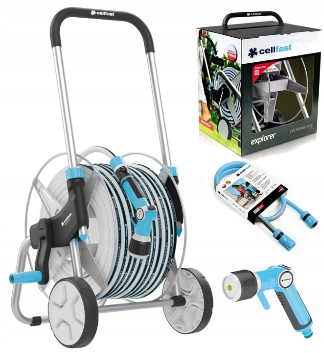 

Cellfast Zestaw Explorer 50 wózek +wąż kpl. 55-060