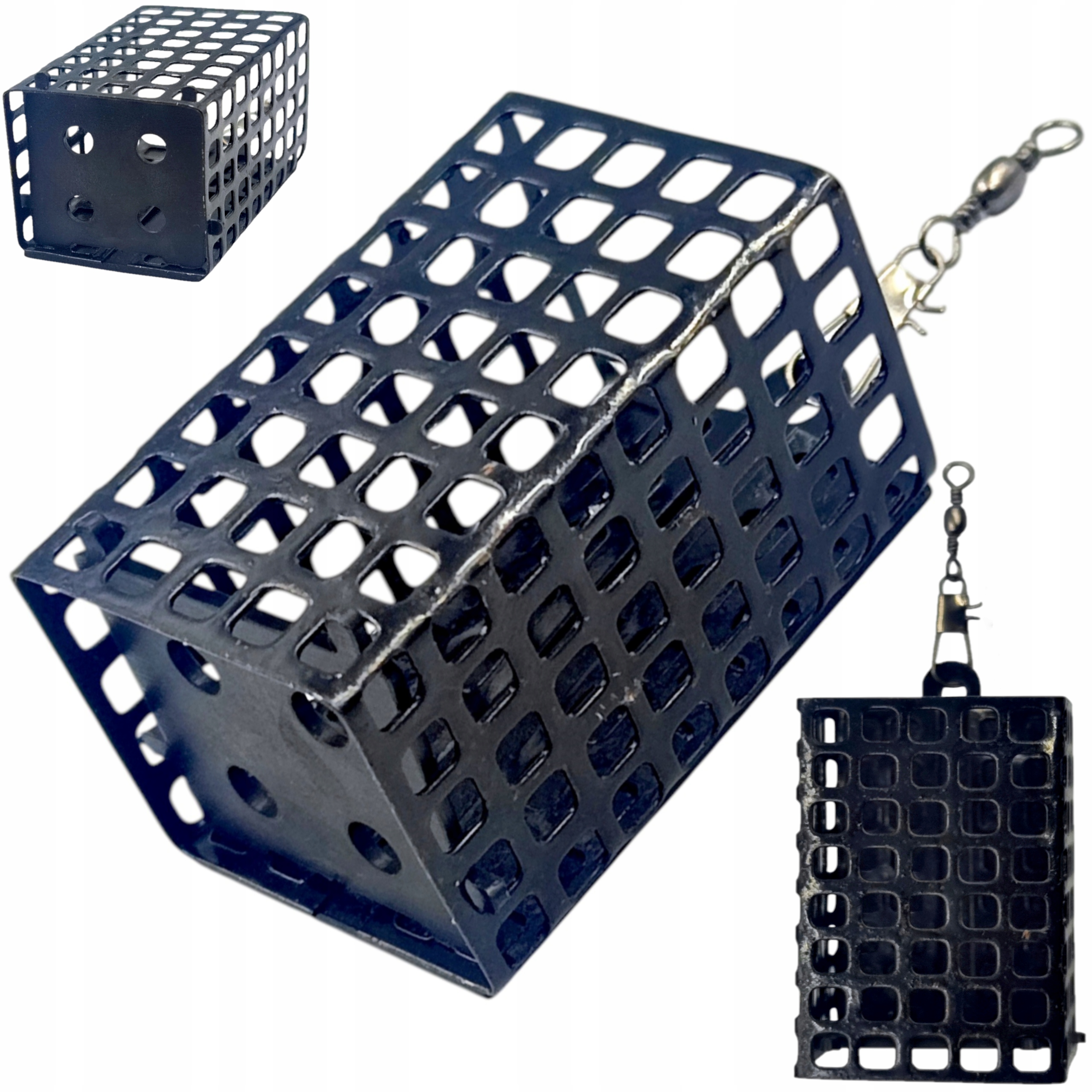koszyk 30g koszyczek feeder kwadratowy gruntowy z plastikowym dnem