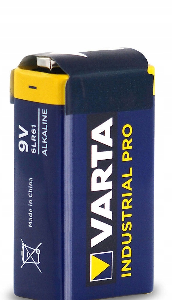 

Bateria Varta 9V Alkaliczna Industrial Pro 6F22