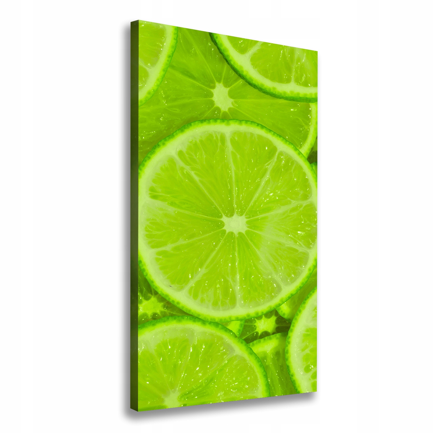 

Nowoczesny obraz canvas na ramie Limonki 70x140 cm