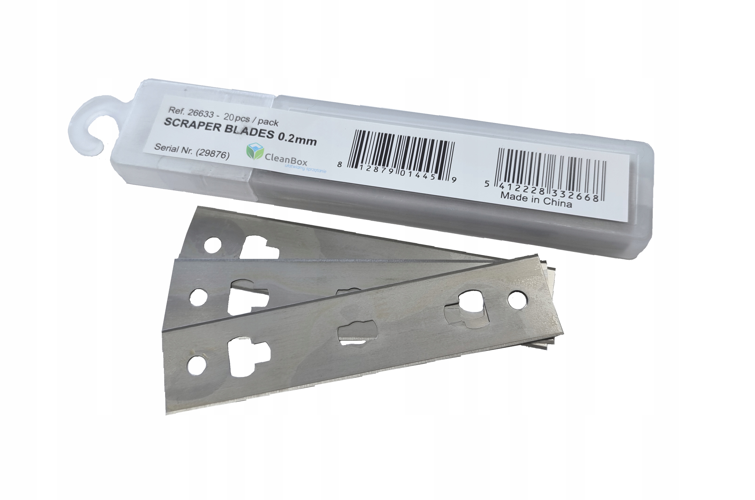 

Moerman Ostrza do skrobaka z rączką 0,2mm 20szt