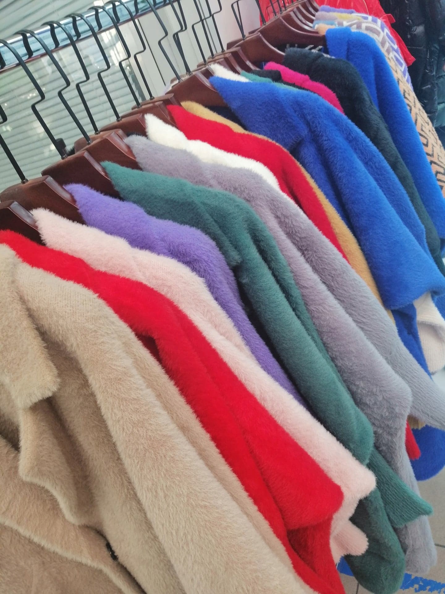 PŁASZCZ alpaka zieleń Rozmiar M