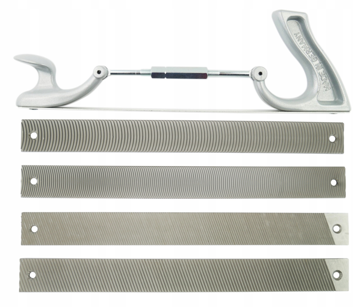 Hebel do cyny - Tarniki blacharski do cyny PÓŁOKRĄGŁE SKOŚNE - 4szt.