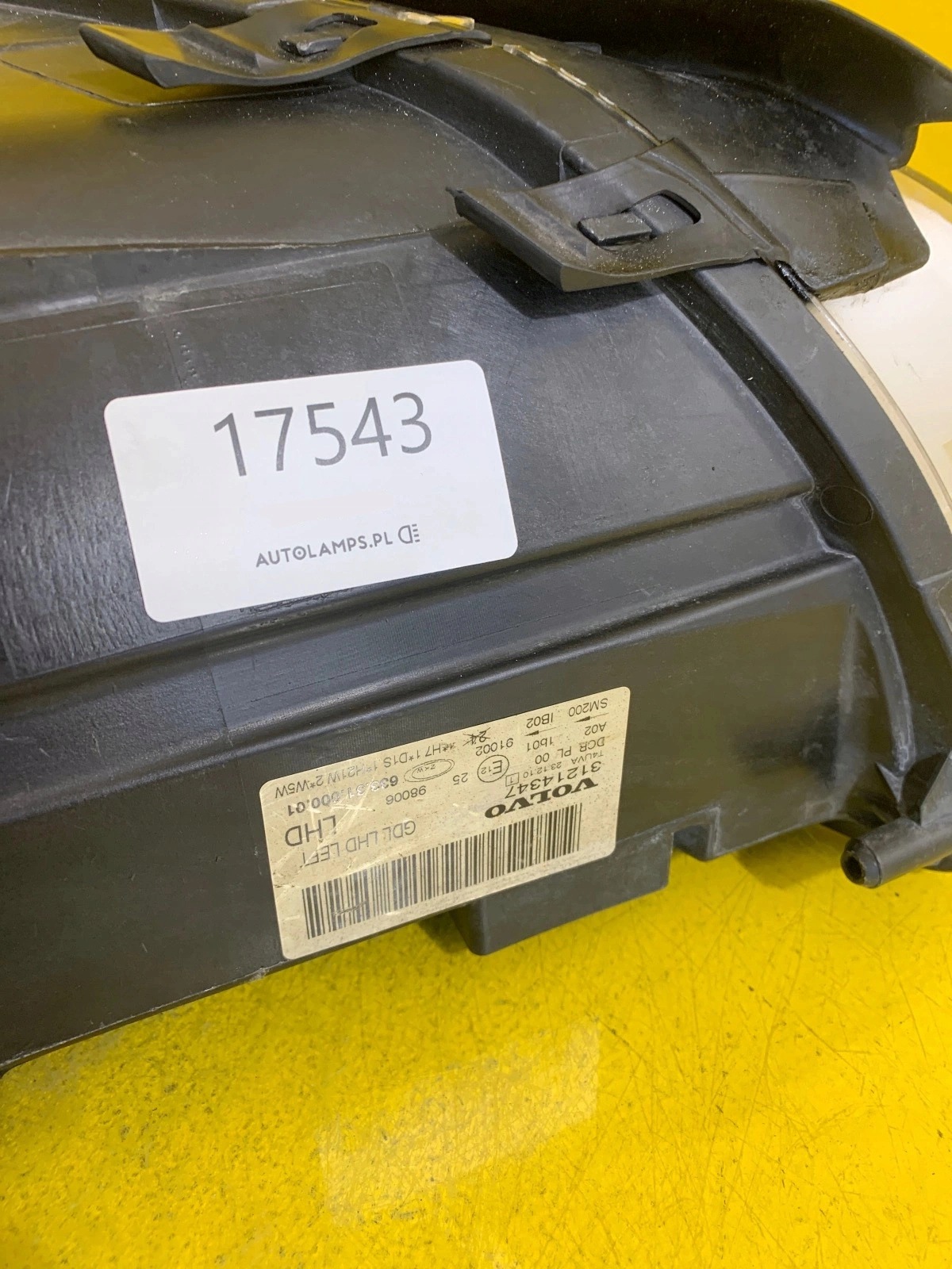 light left VOLVO V70 III S80 II XENON non-setting 31214347