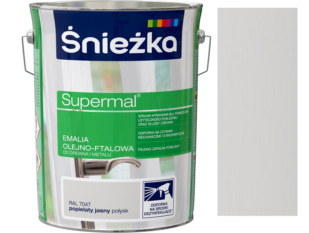 

Śnieżka Olejno-ftalowa 5L Popielata Jasna 7047