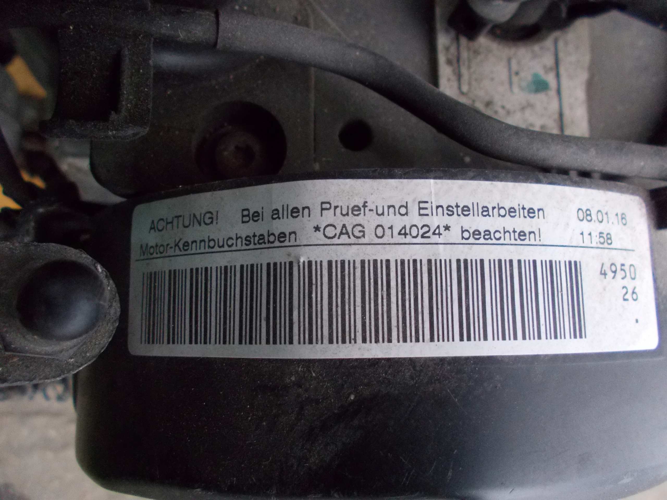 AUDI A4 B8 2.0 TDI engine complete CAG