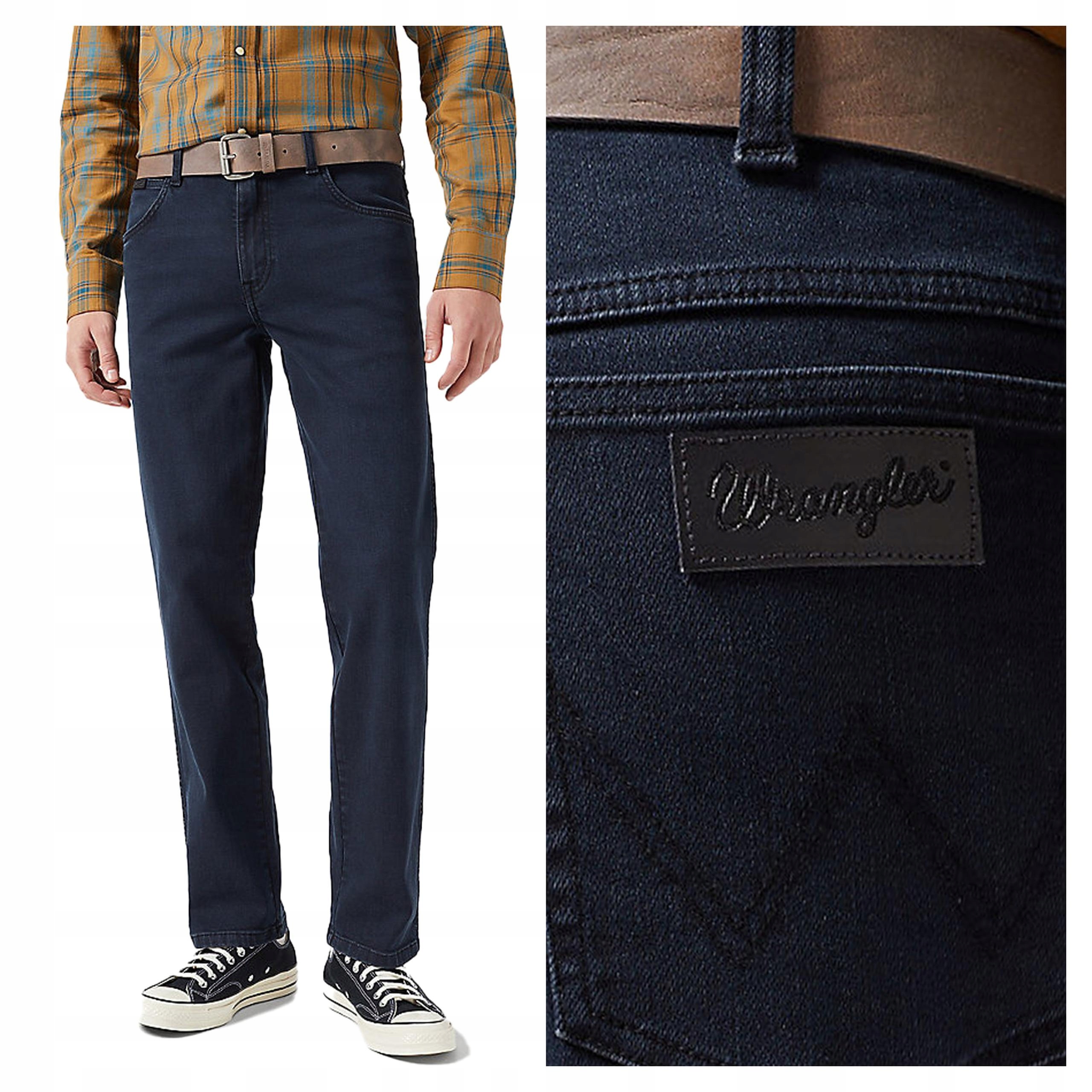 Pánské jednoduché džínové kalhoty Wrangler Texas 34/34