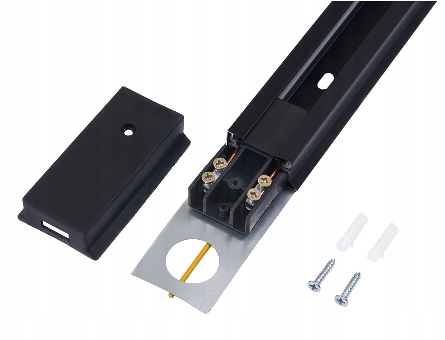 Szyna oświetleniowa LED listwa szynoprzewód 1m Kolor czarny