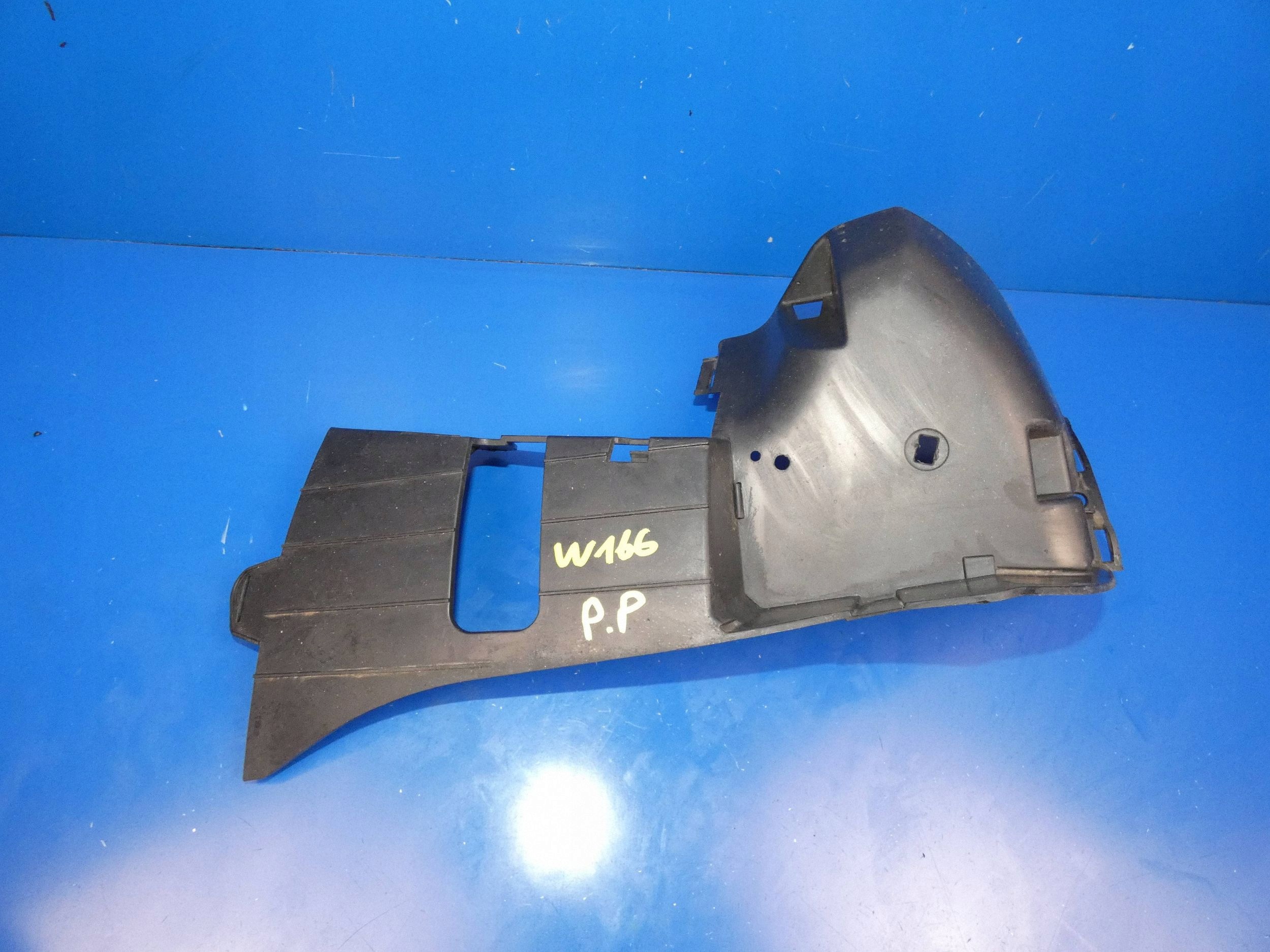 MERCEDES ML W166 Support Support plaque Unité d’angle Pare choc Droite Avant