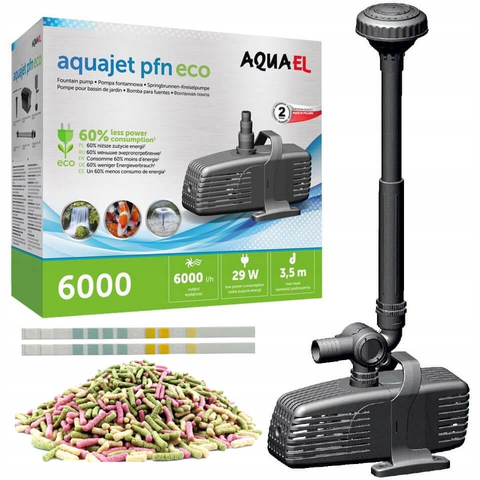 Aquael PFN-6000 Eco Fontánová Pumpa 6000 L/h 29 W Bonus Jezírko