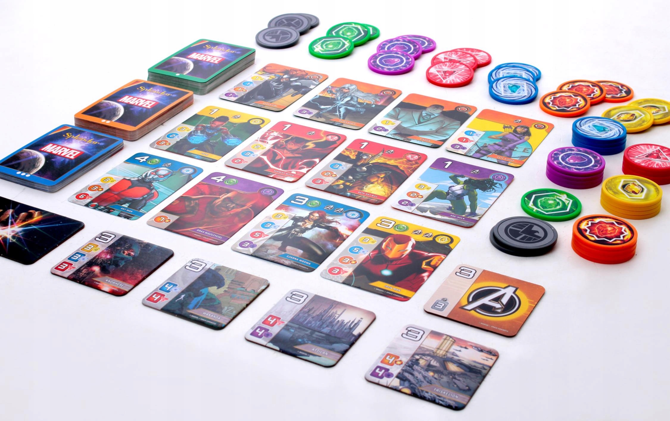 SPLENDOR MARVEL RODZINNA GRA PLANSZOWA REBEL Typ Podstawa