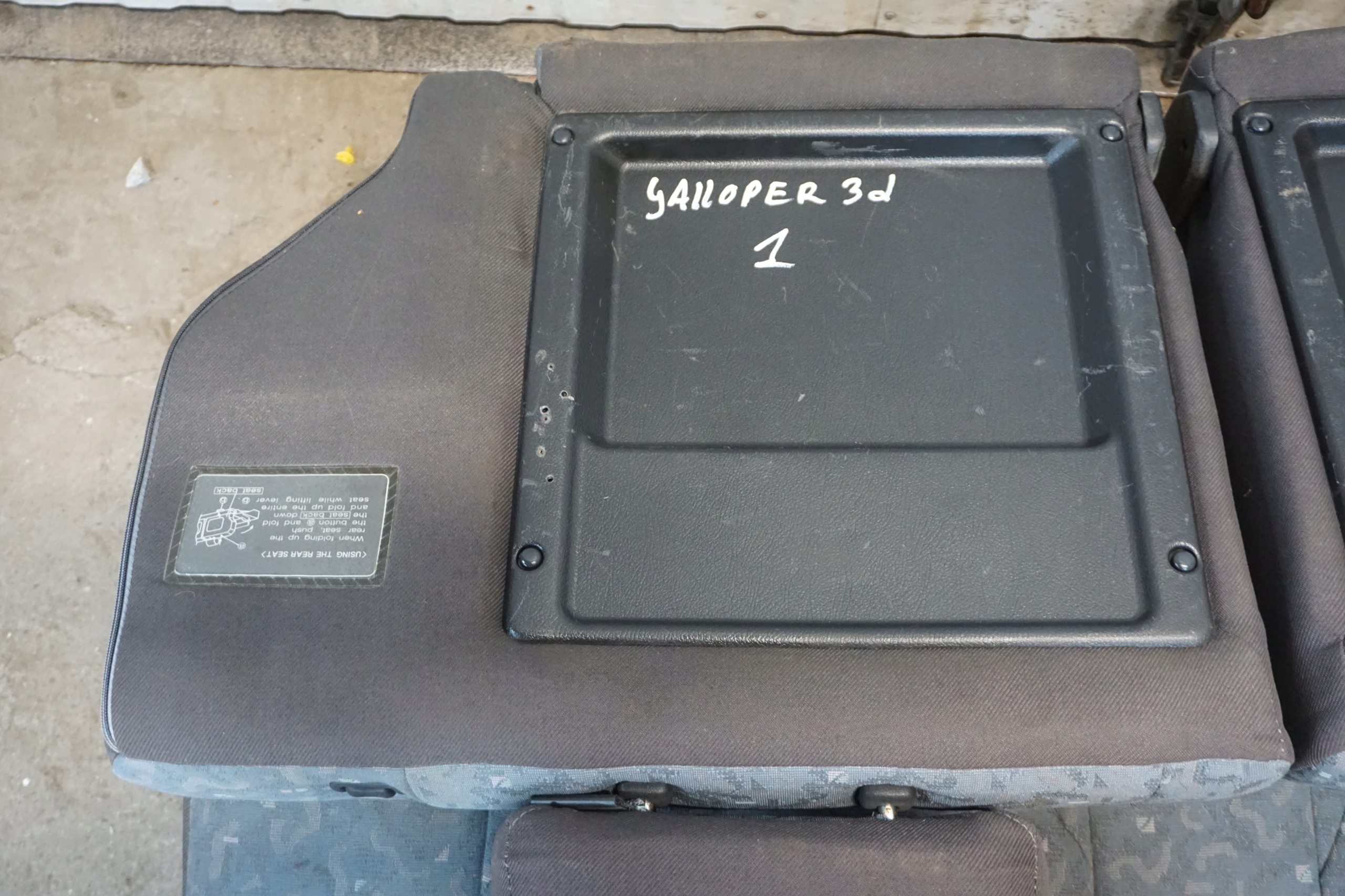 Hyundai GALLOPER диван СИДЕНЬЕ зад 3D 98-03r