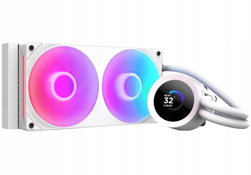 Nzxt vodní chladič Kraken 240 2x120mm fan 4-pin Pwm LCD disp. 6 let