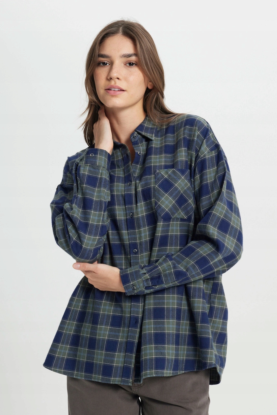 Dámská košile Wrangler Ls Western Shirt Dark Green 112388678 S