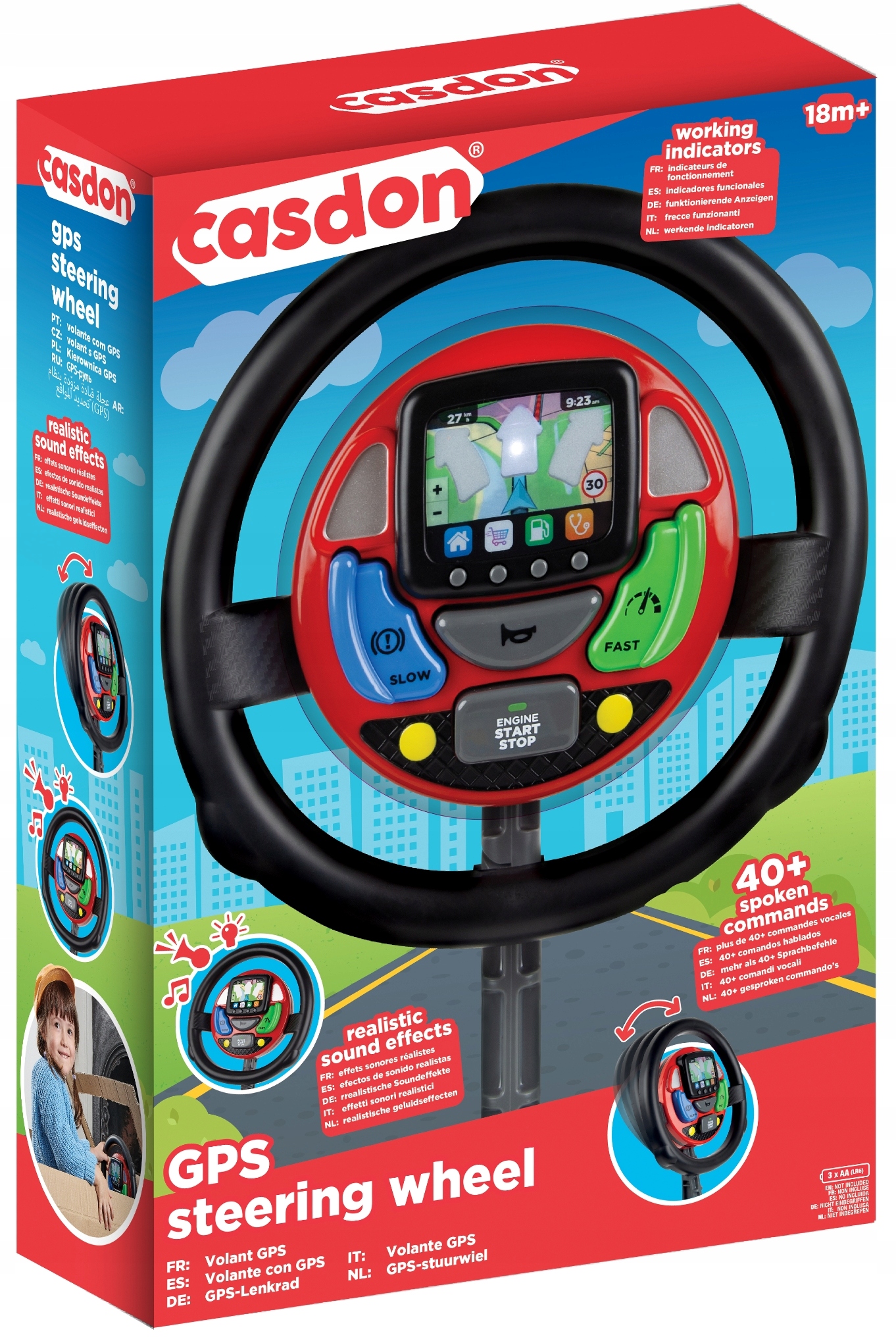 INTERAKTYVUS VAIRAS VAIRAVIMO SIMULIATORIUI CASDON Gaminio aukštis 30 cm