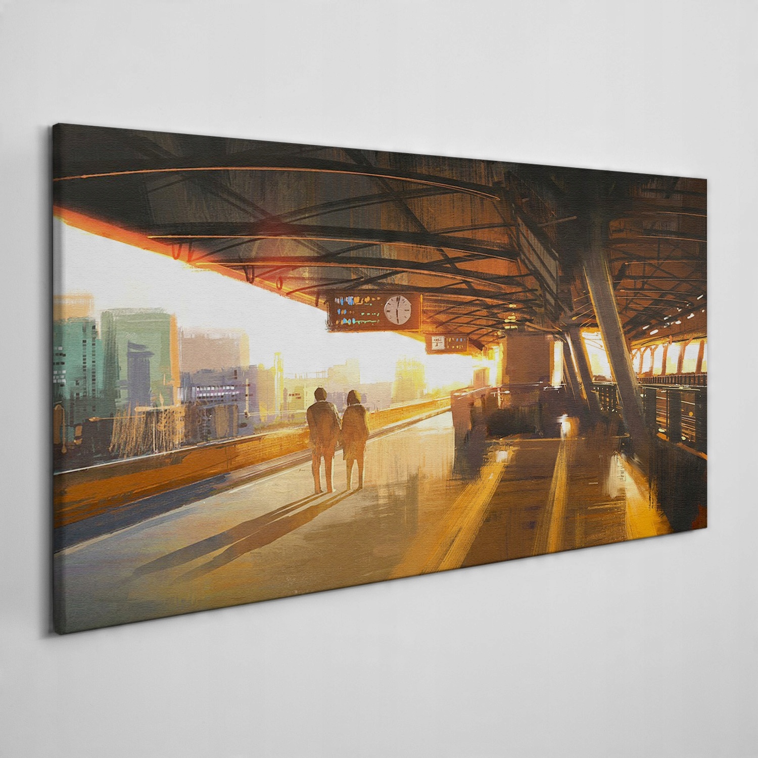 

Obraz na ramie płótno Para zachód słońca 100x50 cm
