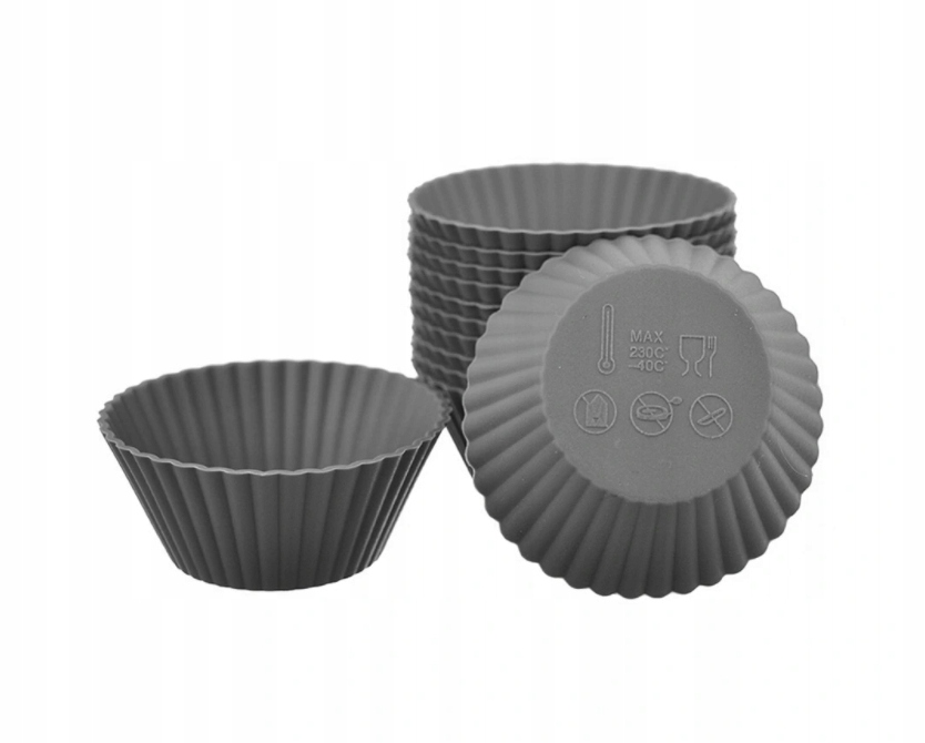 

Foremki silikonowe do mini babeczek Muffinek 12szt