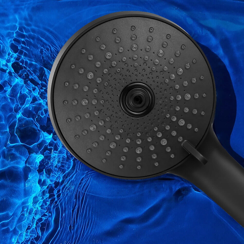 SŁUCHAWKA PRYSZNICOWA czarna ECOVAND IMPACT OSZCZĘDNA -65% WODY 5.7 L/MIN Marka EcoVand