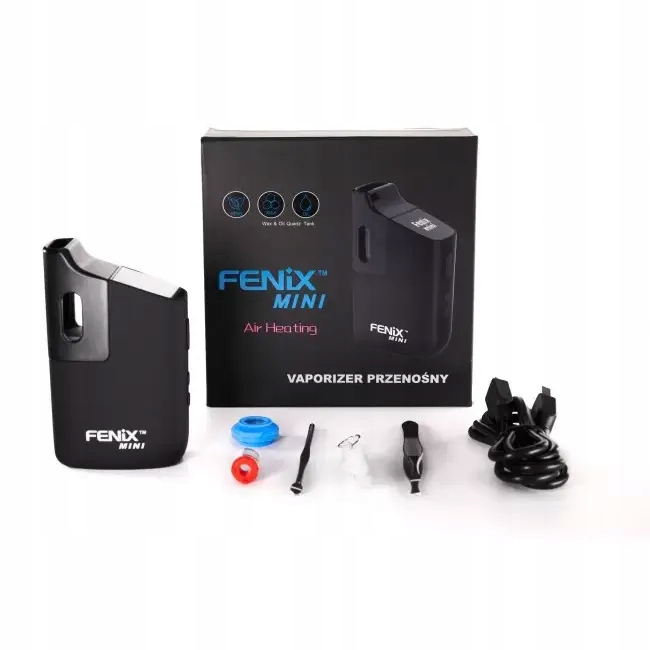 

Waporyzator do suszu ziół Fenix Mini czarny Nowy