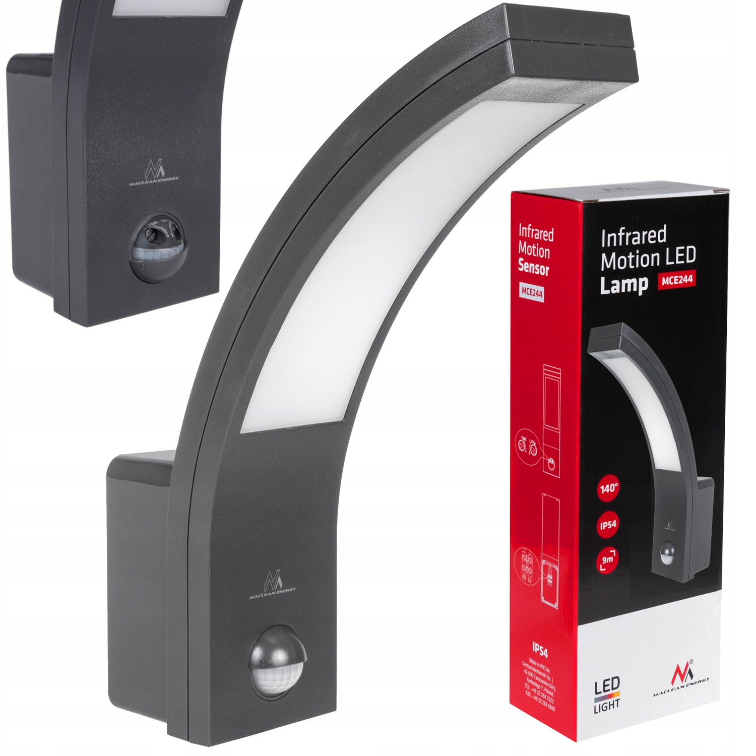 

Lampa Led Z Czujnikiem Ruchu Zmierzchu 10W IP54