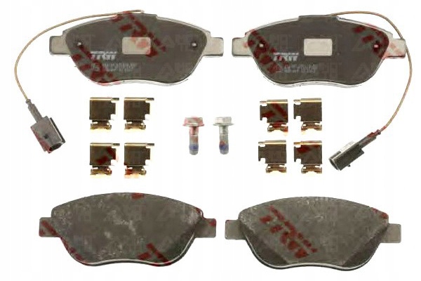 Trw Brzdové Destičky Fiat Přední Stilo 1,9D Doblo 1