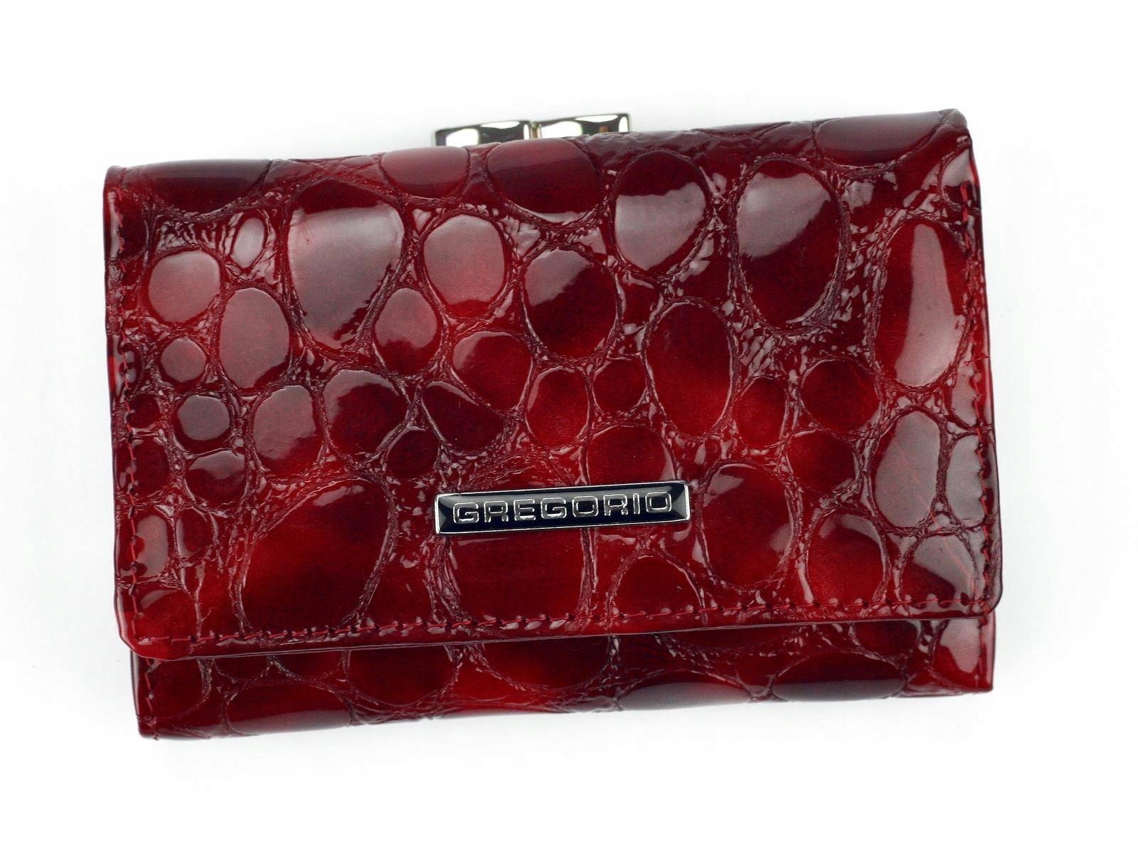 

Gregorio FZ-117 czerwony elegancki portfel