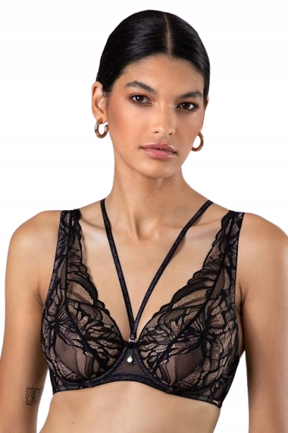 Biustonosz Alles The Icon braletka rozmiar 65G czarny miękki #2day