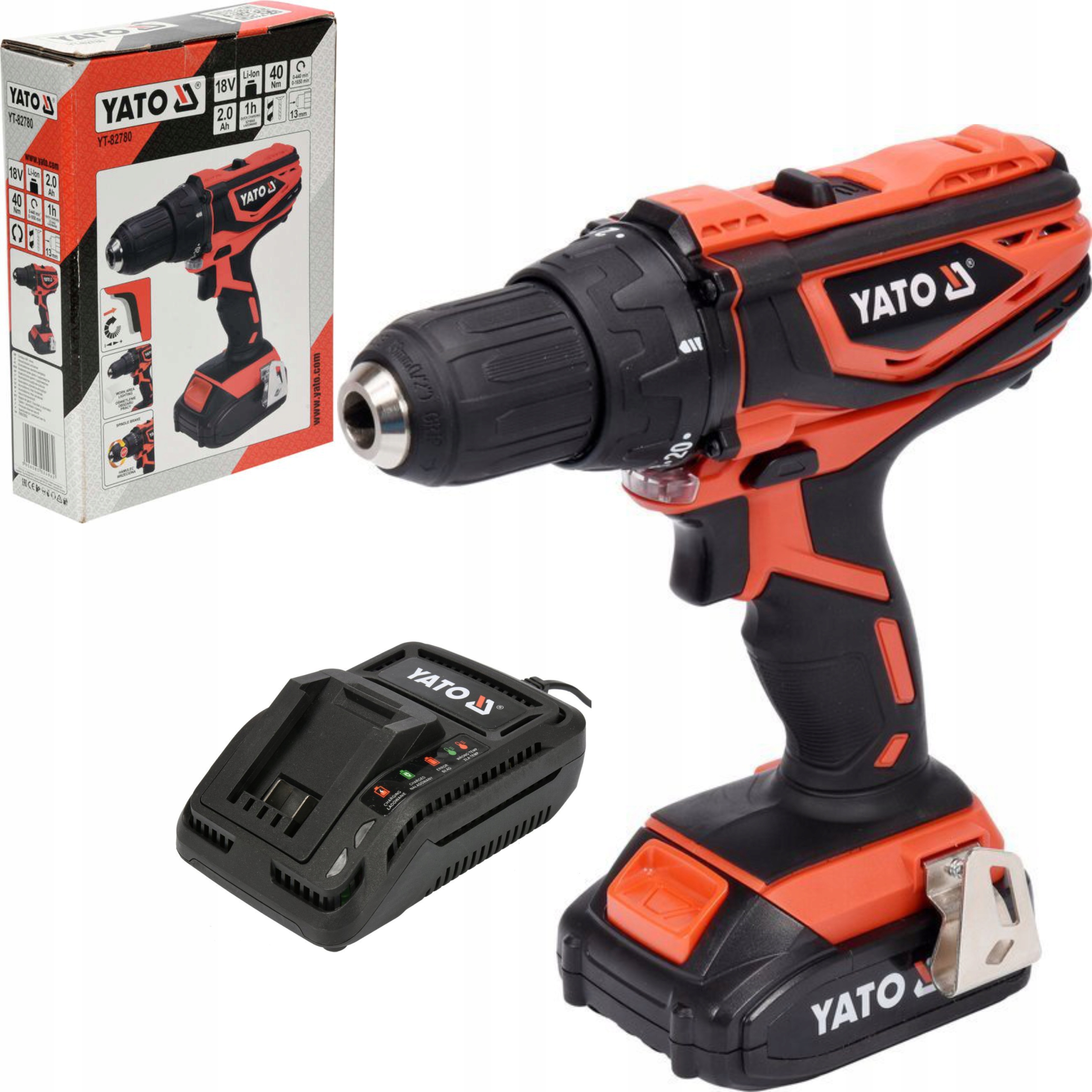 

Wkrętarka 18V Akumulatorowa Li-Ion Yato YT-82780