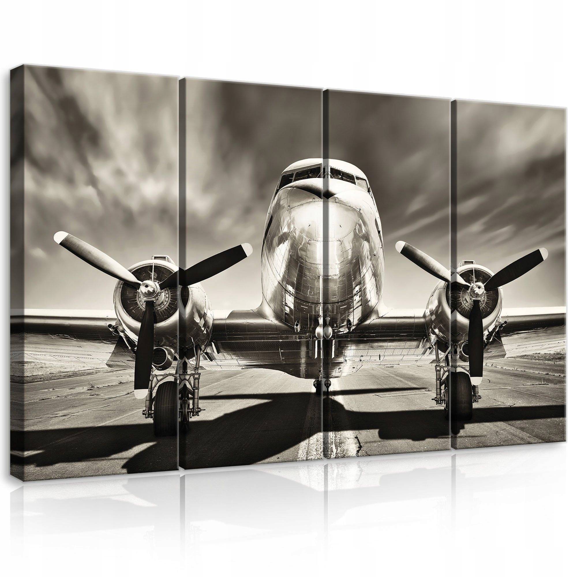 Obraz 120x80 Lietadlo vrtuľové letectvo DC-3 vintage retro cestovanie