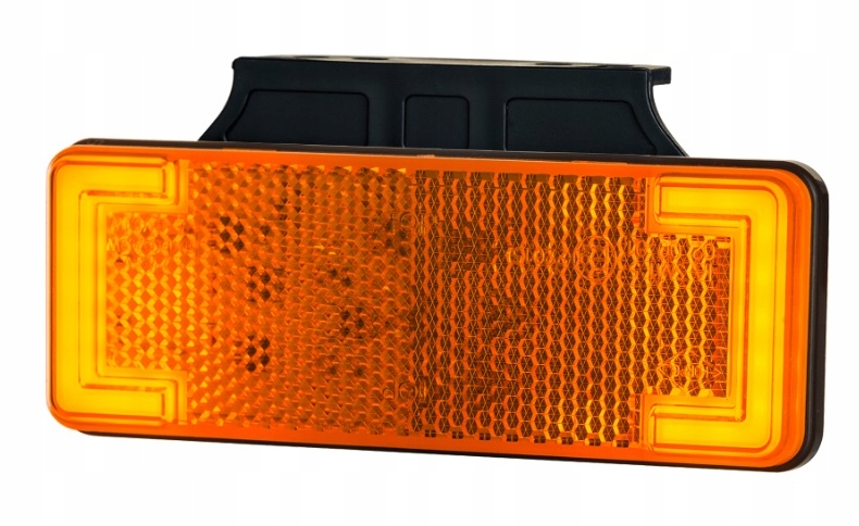 LAMPA OBRYSOWA LED 12/24V POMARAŃCZOWA LKD 2515