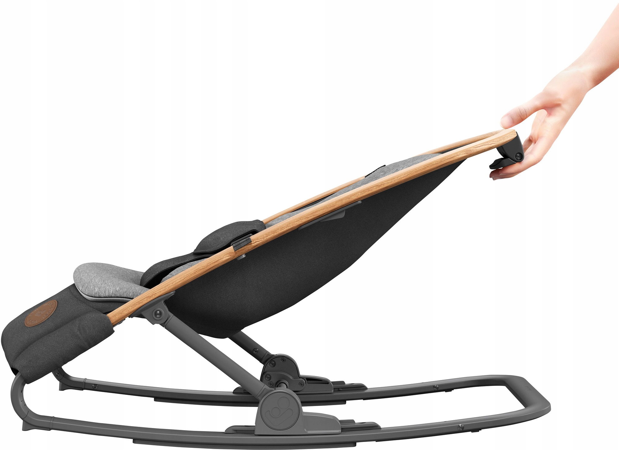 LEŻACZEK BUJACZEK DLA NIEMOWLĄT KORI MAXI-COSI Kolor odcienie brązu i beżu odcienie szarości i srebra