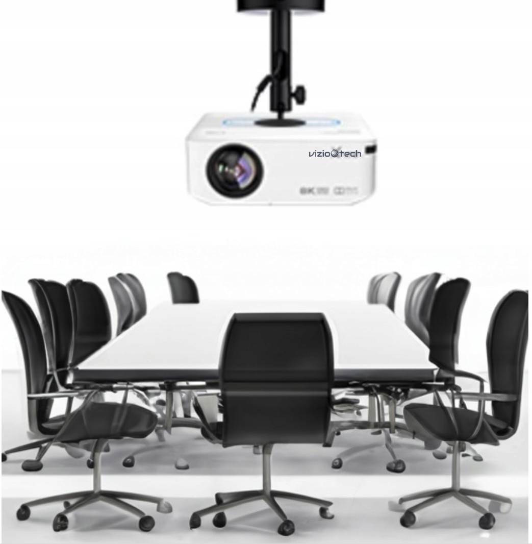 Projektor Rzutnik Full HD 4K 12000lm WiFi Android + Torba + Kabel HDMI 1m Kolor biały