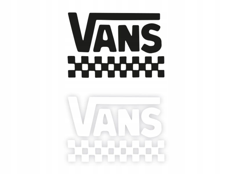 VANS - Naklejka na samochód na auto KOLOR