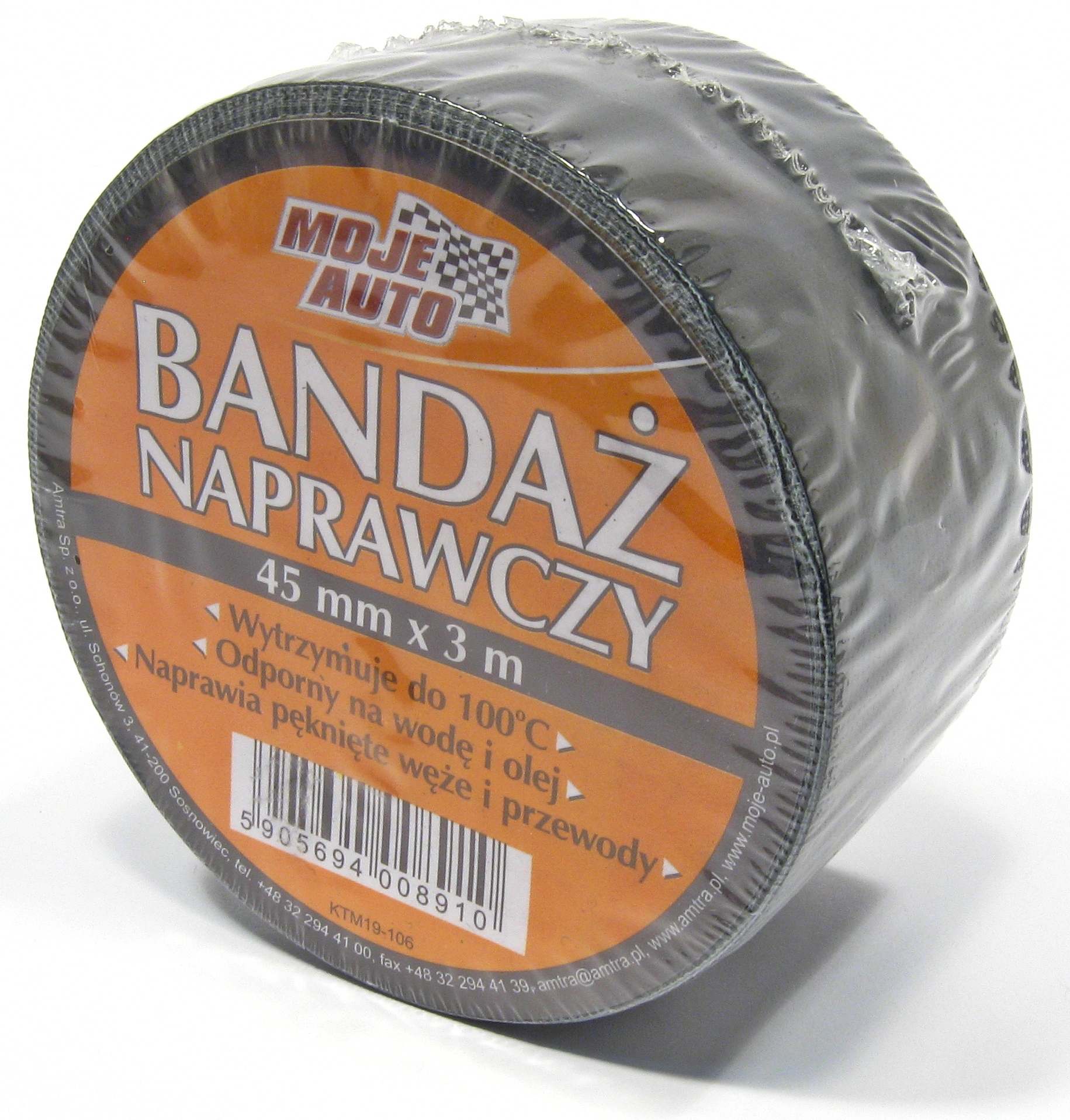 

Bandaż naprawczy do węży przewodów gumowych plasti