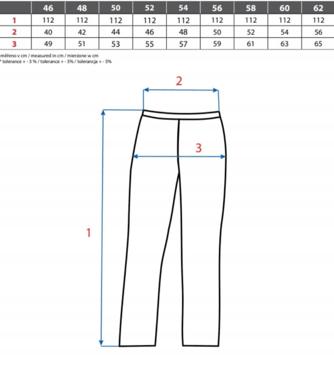 Spodnie robocze długie jeans slim mocne CXS Nimes I r. 54 Rozmiar 54