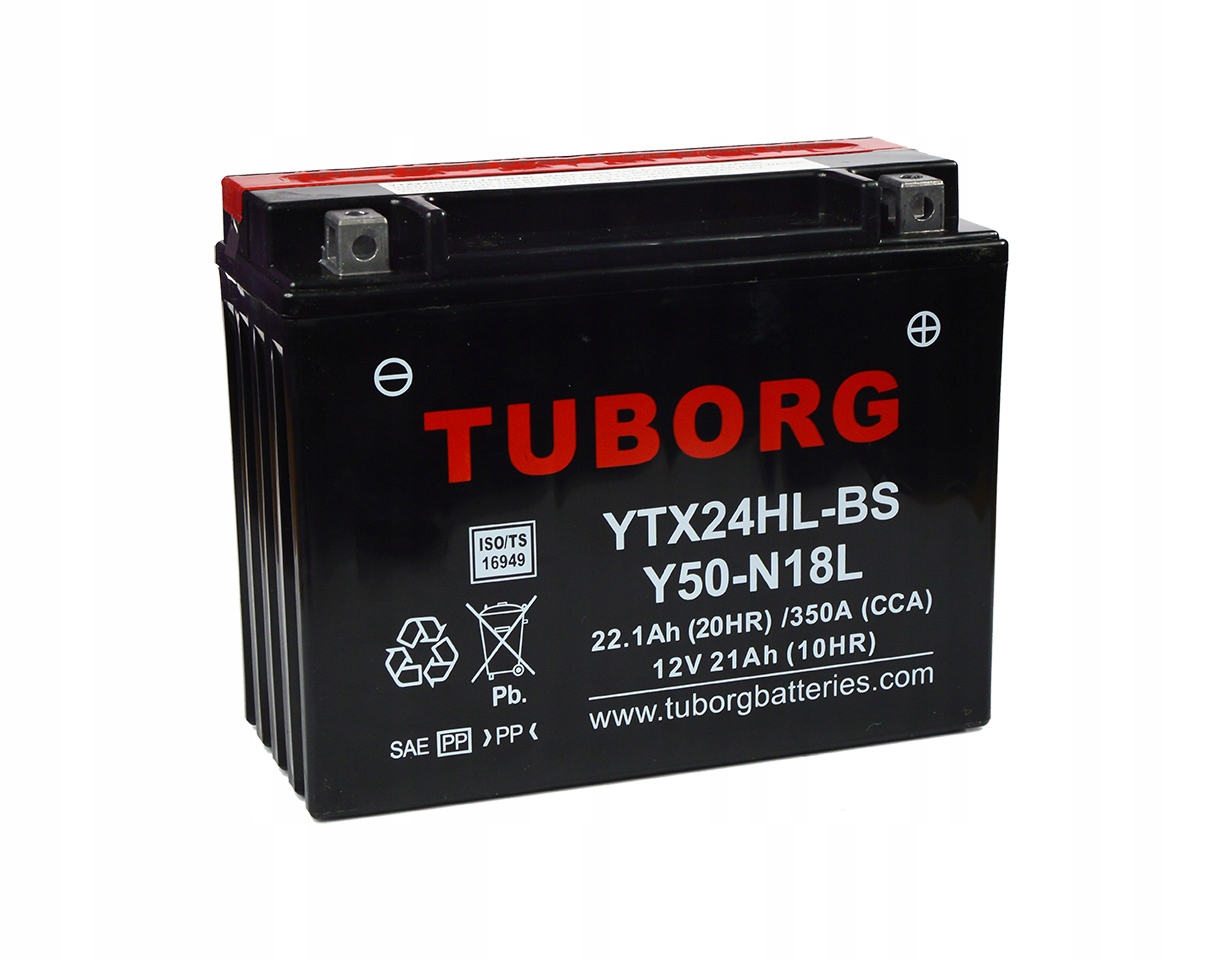 

Akumulator Tuborg YTX24HL-BS 21Ah 350A Agm