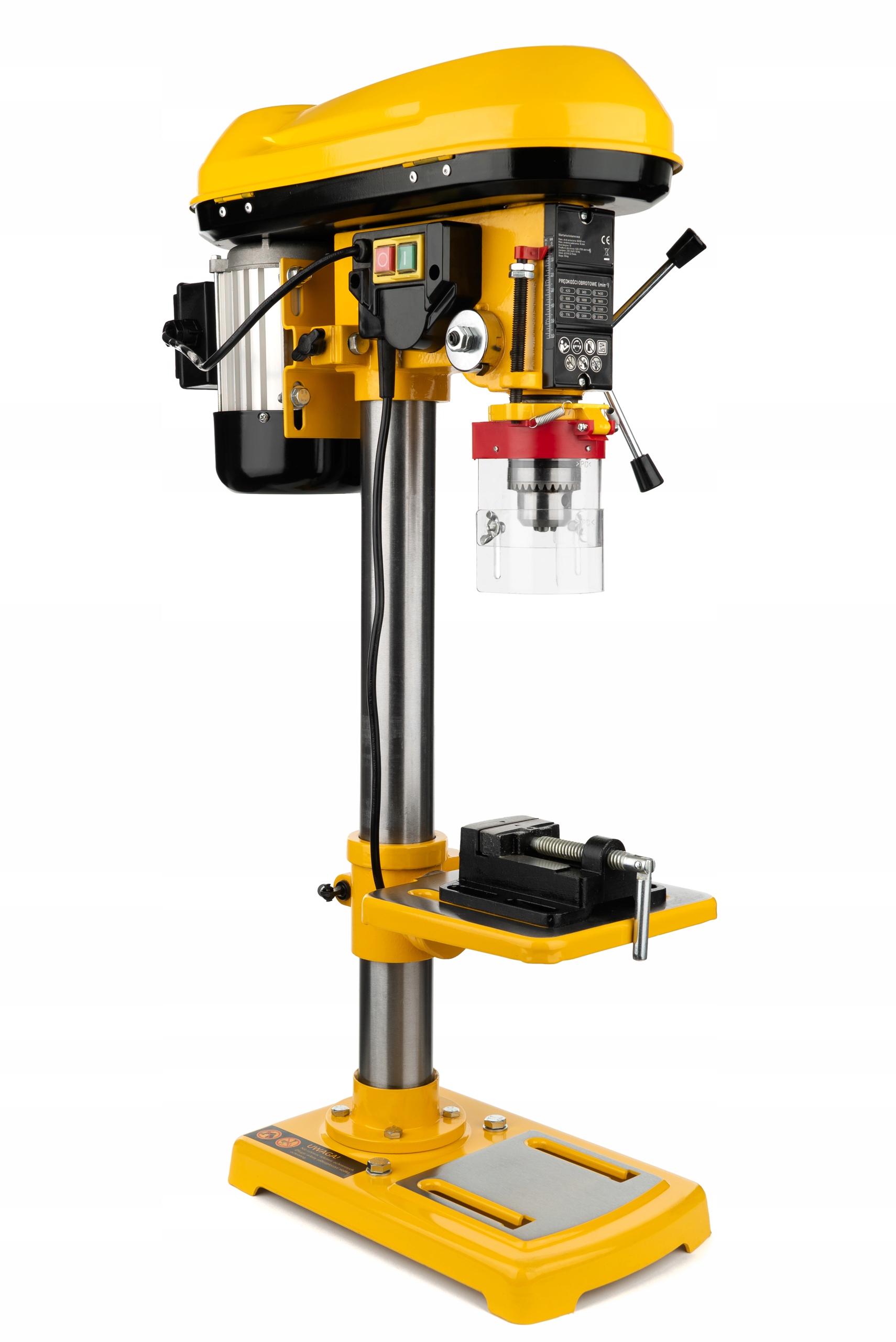 Wiertarka Kolumnowa Stołowa Słupowa Silnik Indukcyjny 16mm Imadło