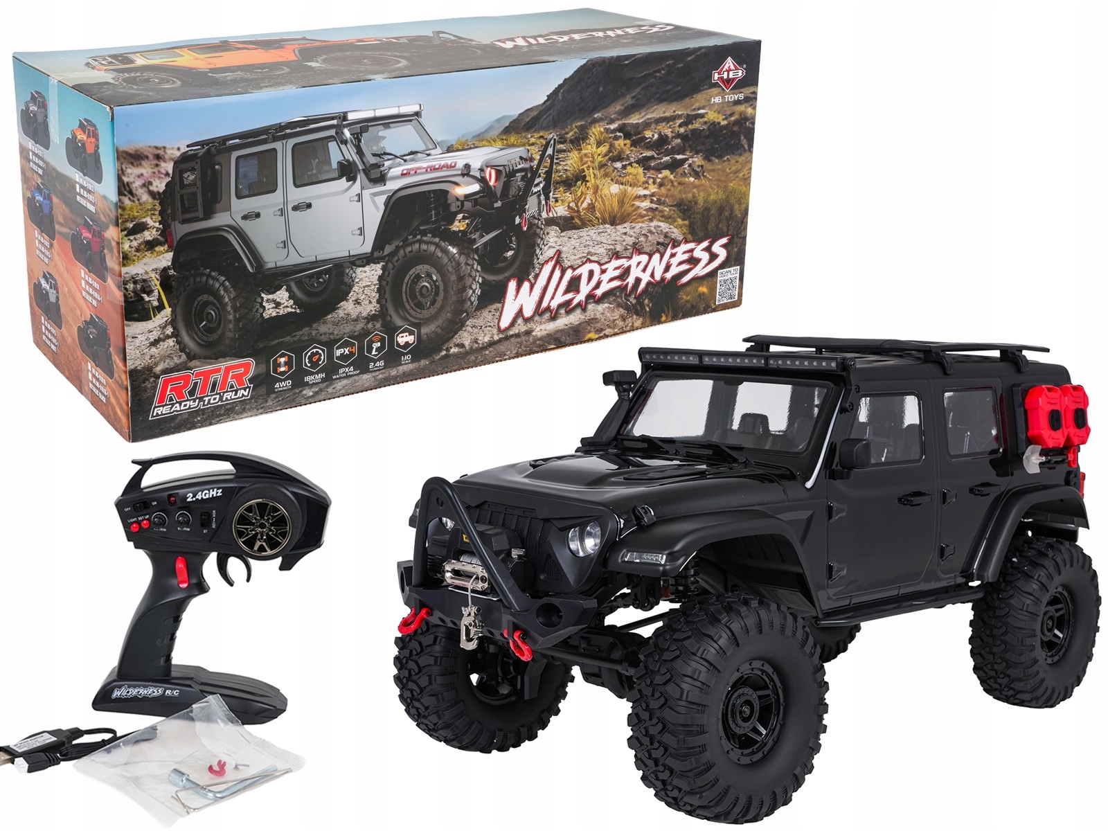 auto na pilota Wilderness Rtr 1:10 pilot zdalnie sterowana terenówka 18km