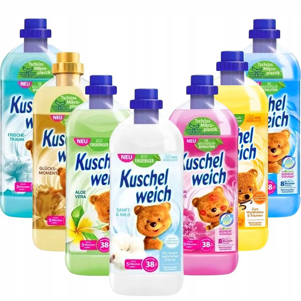 KUSCHELWEICH ZESTAW NIEMIECKICH KONCENTRATÓW PŁYNÓW DO PŁUKANIA 7X1L DE