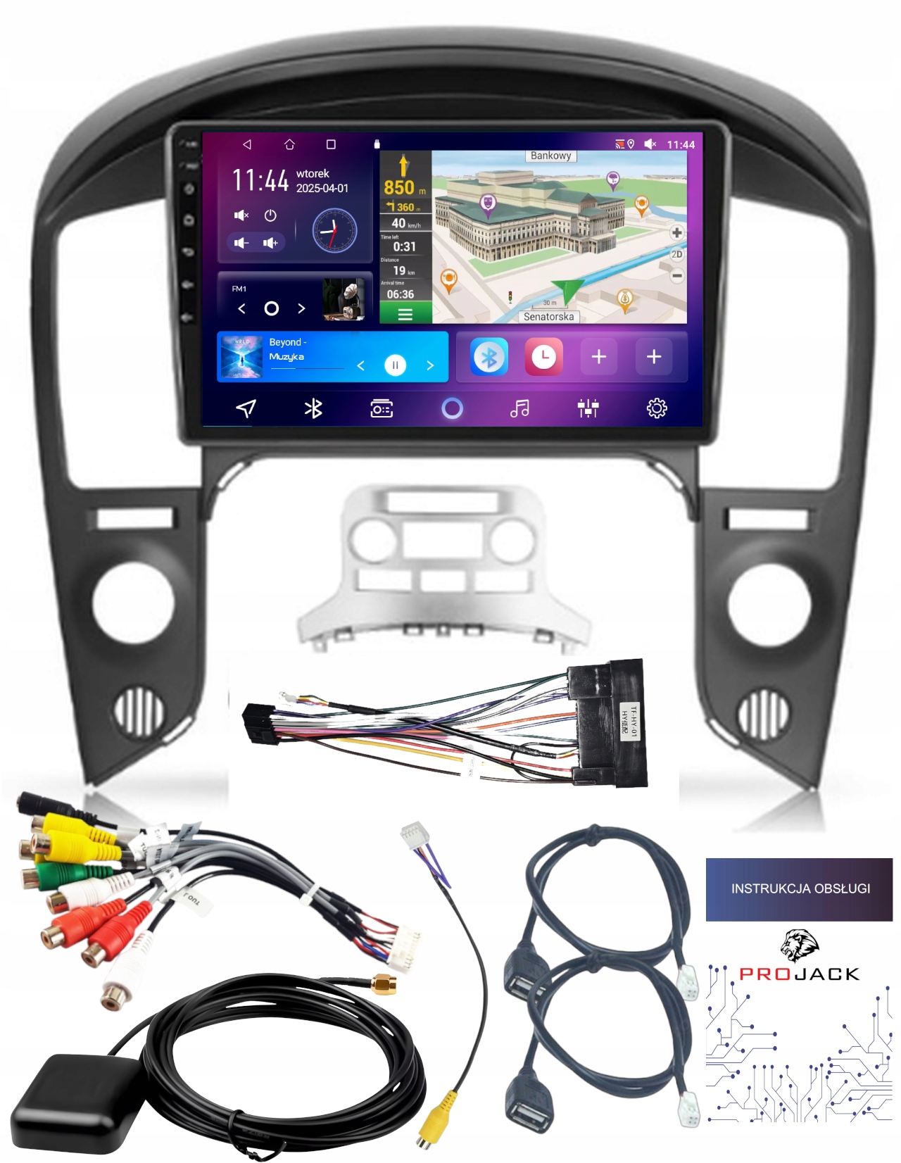 Autorádio Gps Hyundai H1 2007-2015 Carplay Android Auto 4GB 64GB