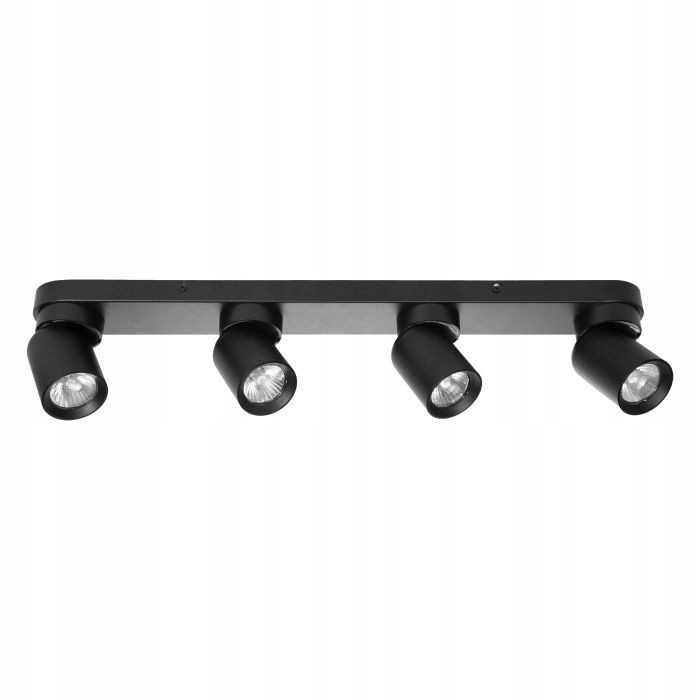 Malta Sp 4, nástěnné a stropní svítidlo, GU10 max 4x12W, černá barva