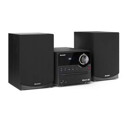 Sharp XL-B512(BK) Mikrosystem Hi-Fi, CD/FM/USB/Bluetooth v5.0, 45W, czarny