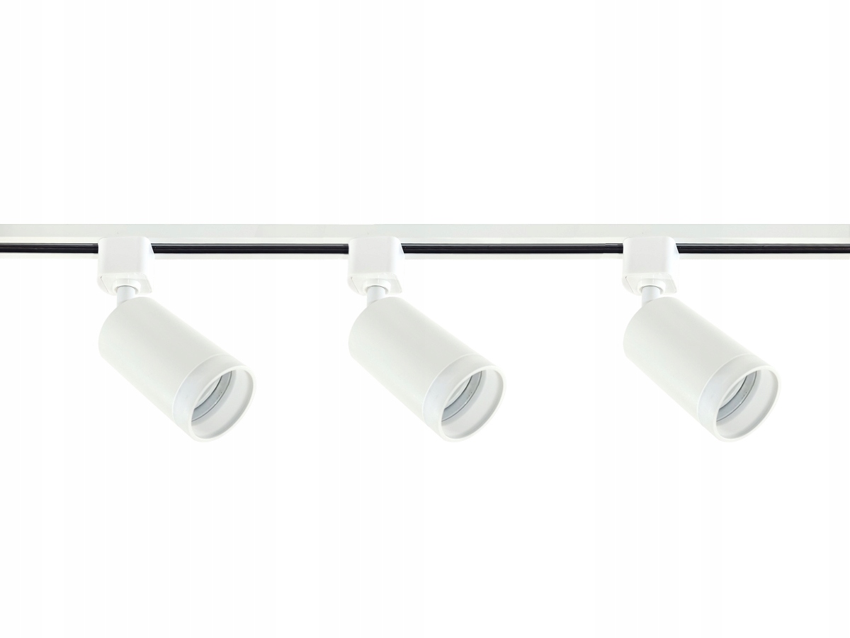 Oświetlenie Szynowe LED 3x Lampa Reflektor GU10 Szynoprzewód 1,5m 1-Fazowy