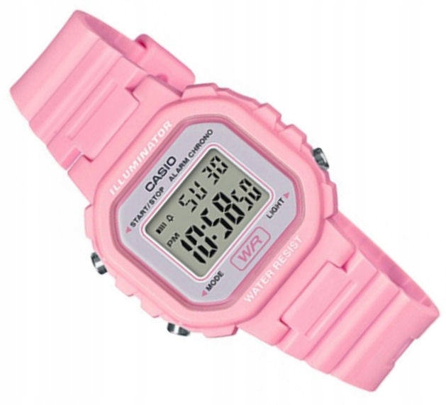 Sportovní Dětské Růžové Hodinky Casio LA-20WH