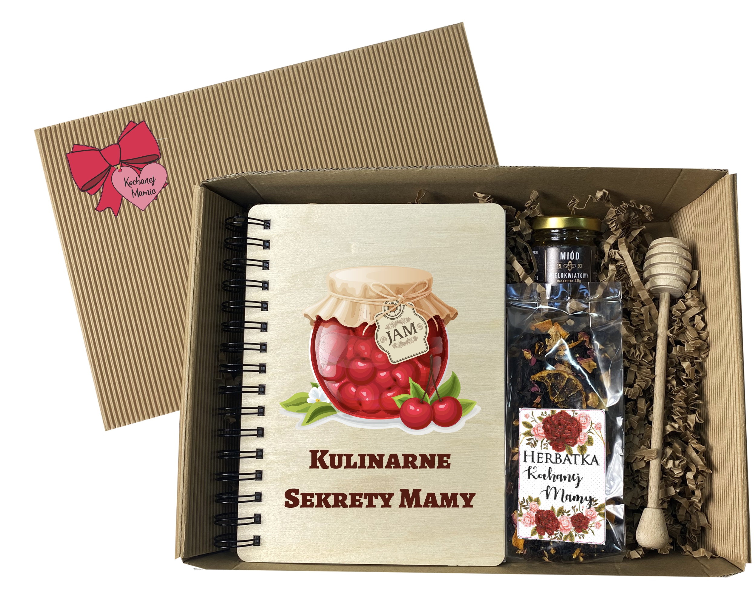 

Na Dzień Mamy Przepiśnik Miód Zestaw Mama