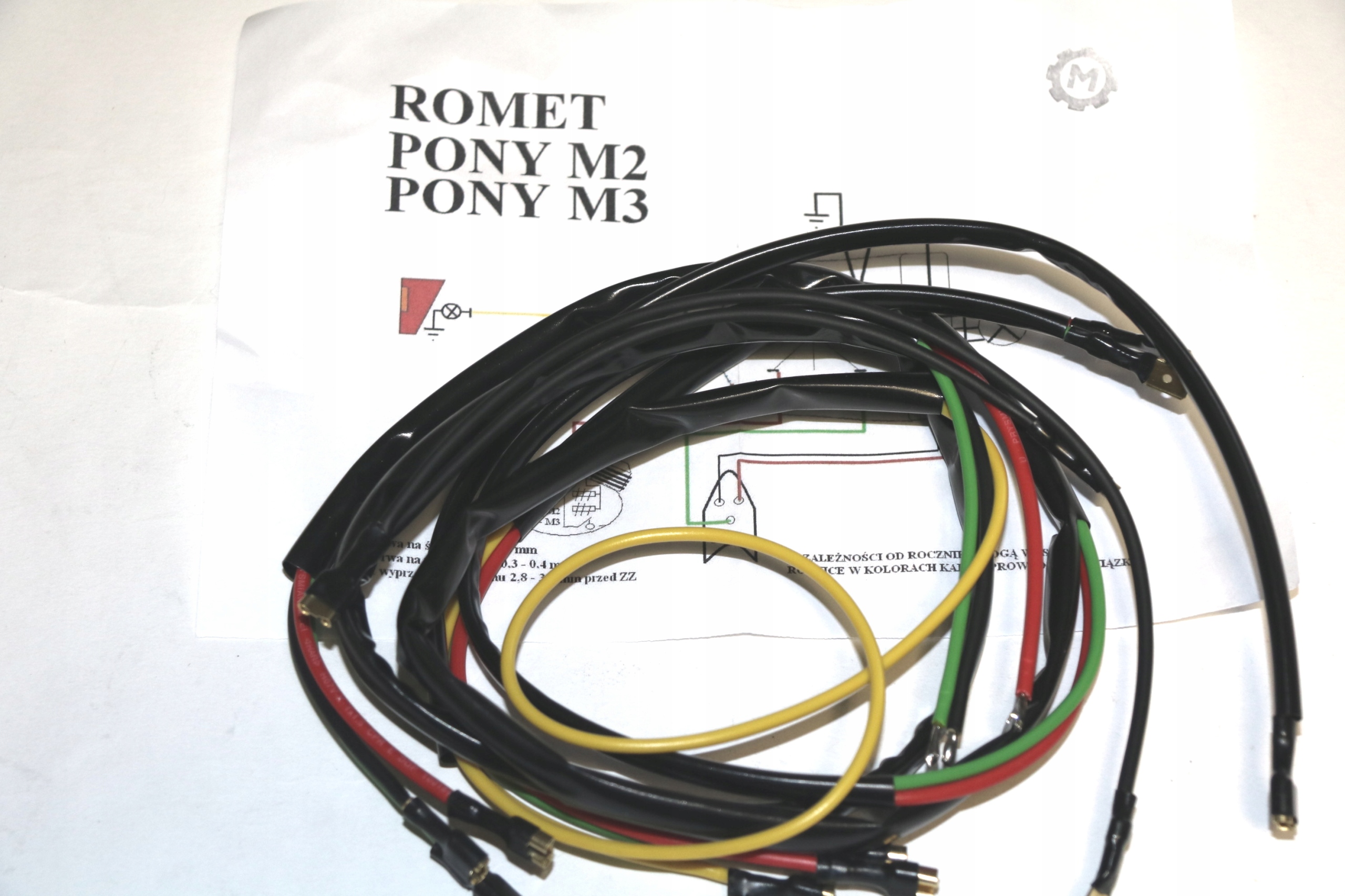 NOWA INSTALACJA ELEKTRYCZNA ROMET MOTORYNKA M2 M3