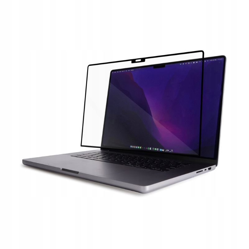 Ochranná fólia Moshi iVisor Xt pre MacBook Pro 16" 2021-2023, čierny rám