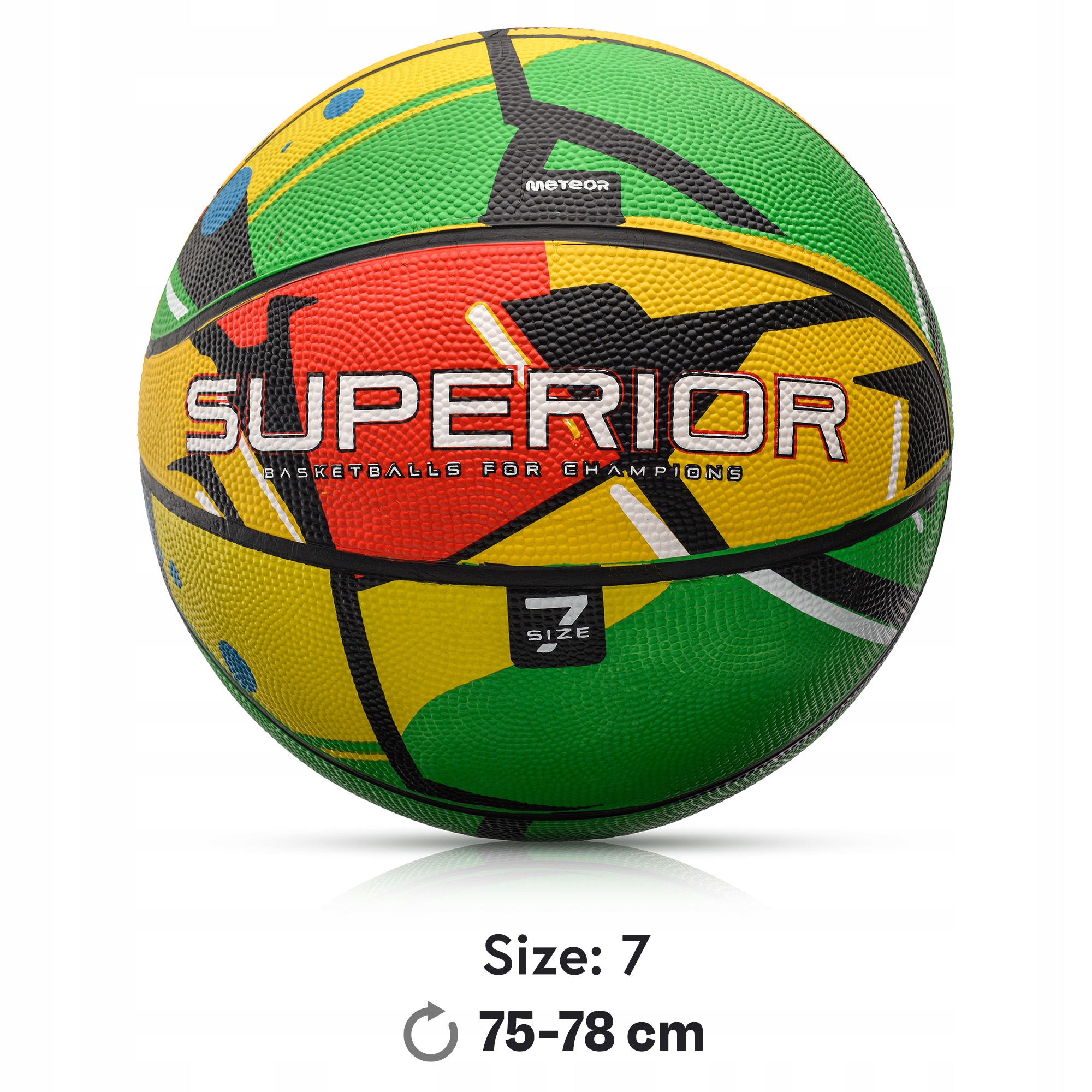 PIŁKA KOSZOWA DO KOSZYKÓWKI METEOR SUPERIOR GRAFFITI MĘSKA #7 Marka Meteor