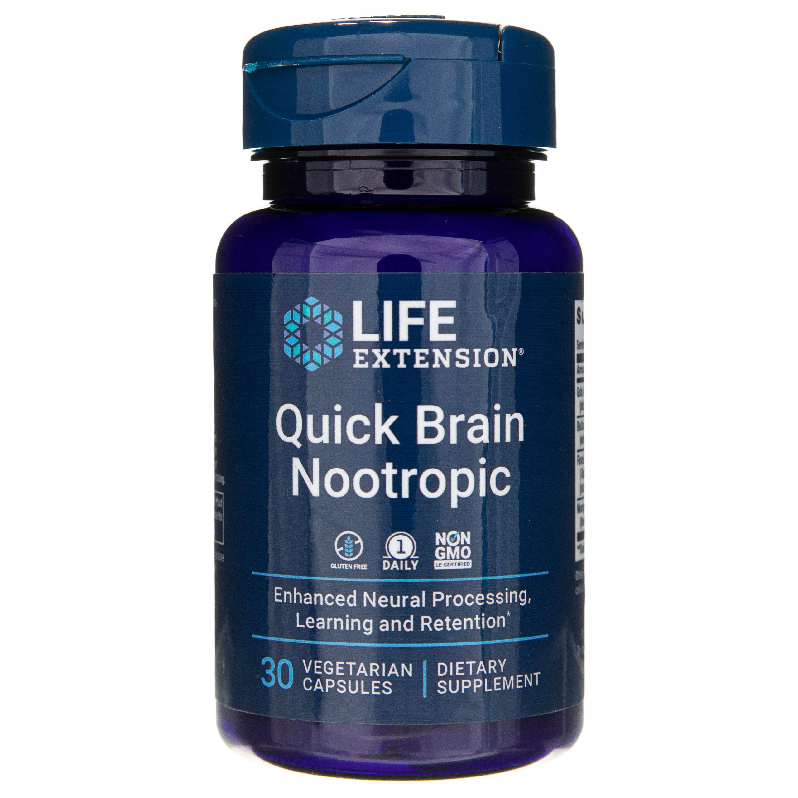 Life Extension Quick Brain Noontropic 30 kapsułek